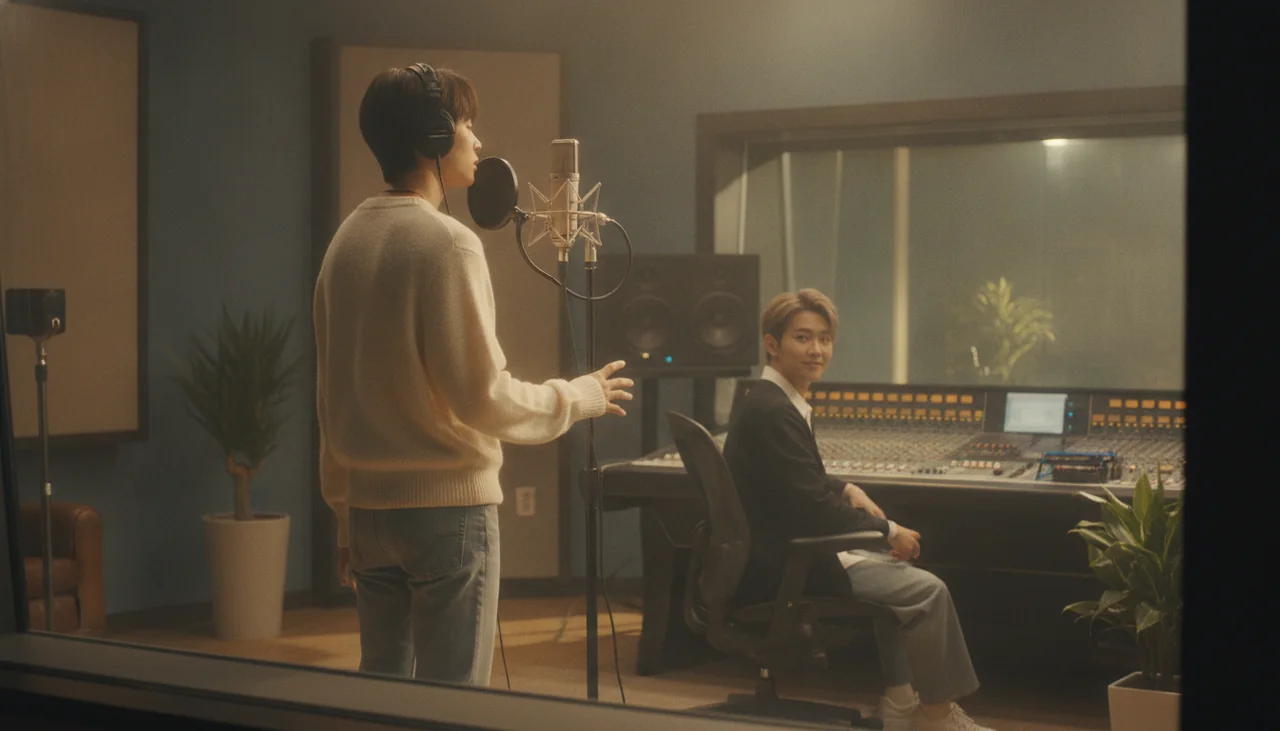 idol singer recording studio