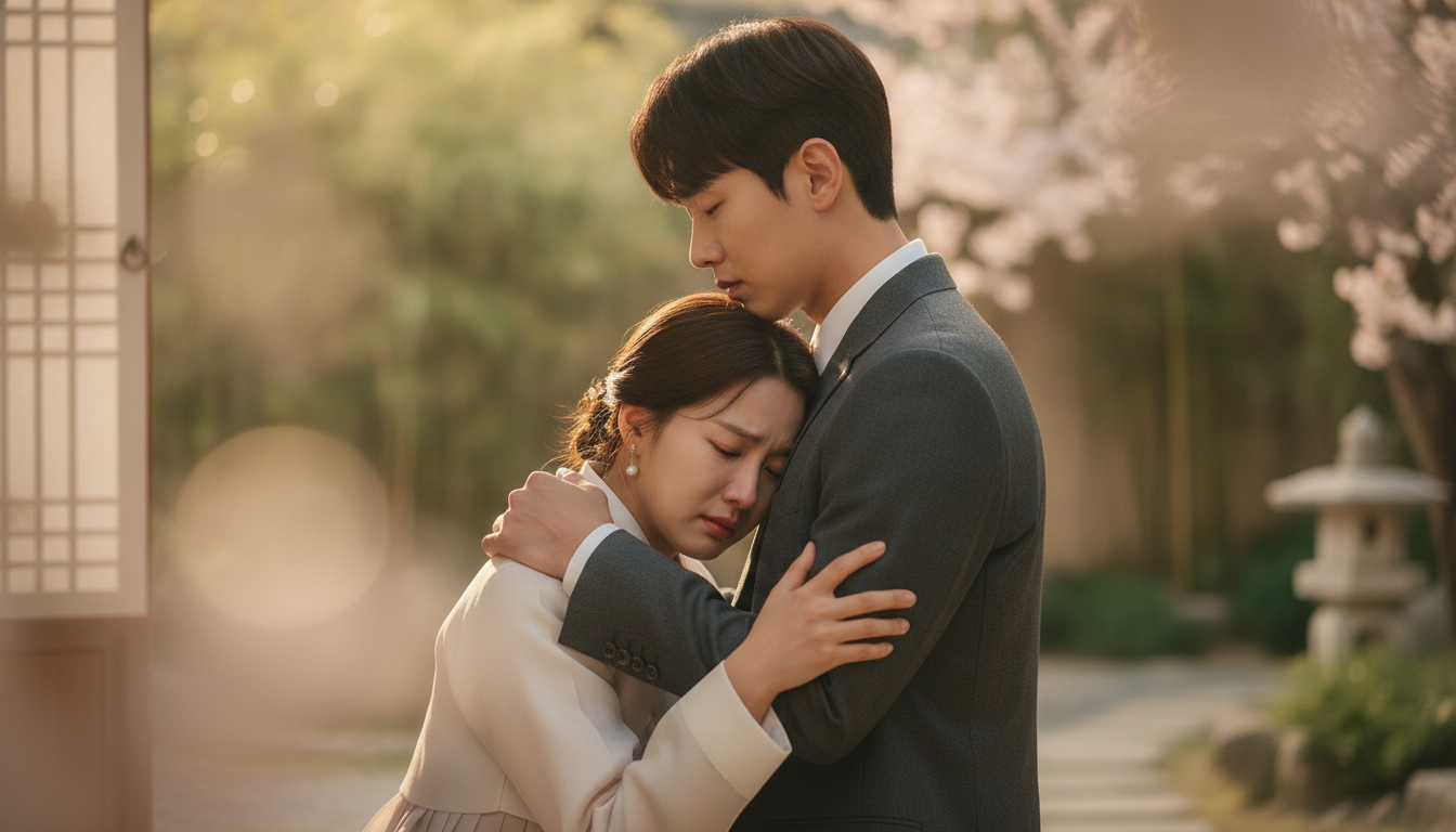 k-drama couple emotional scene