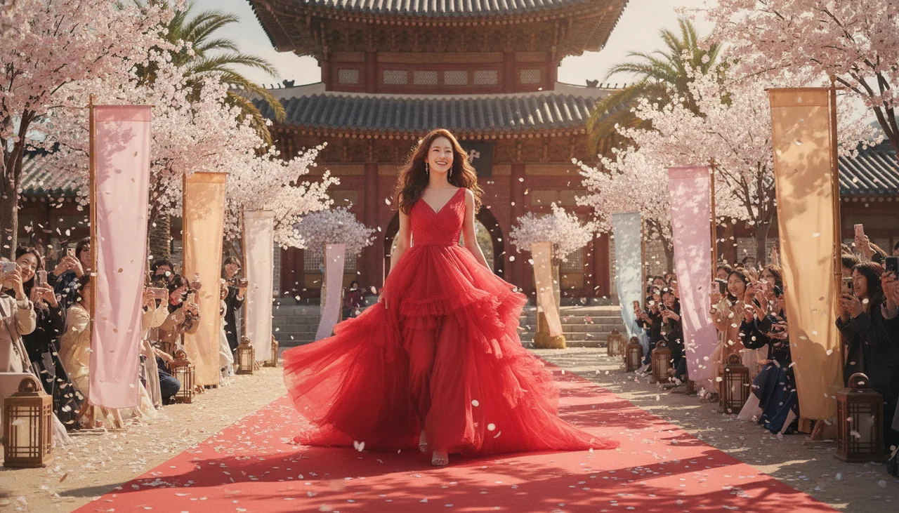korean actress red carpet