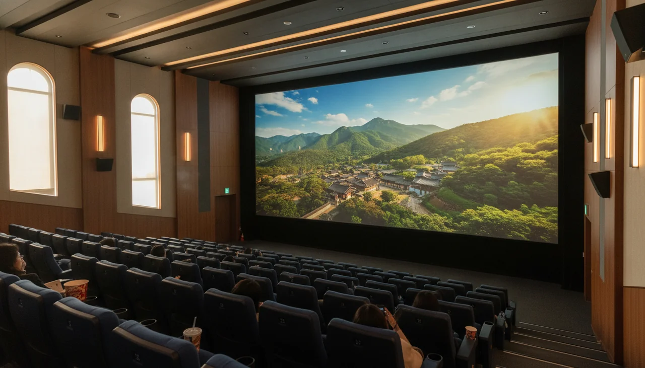 korean movie theater screen