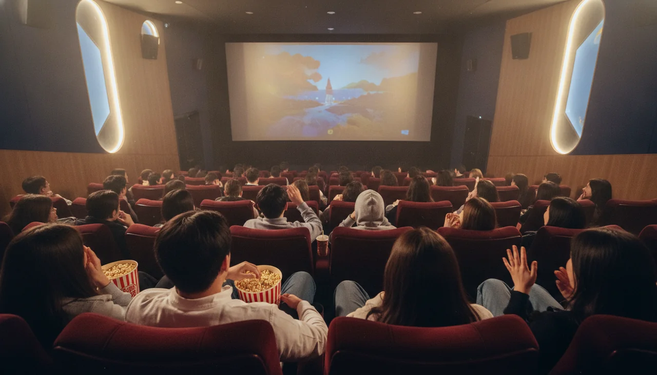 Seoul movie theater audience