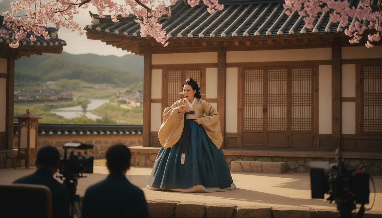 Yoon Seok-hwa performing in theater